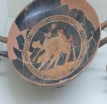 Etrurie Céramique Kylix Diomede Hercule Marzabotto