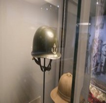 1941  Helmet M 1 Liner France Sous Lieutenant Troupes de Marine Frejus Musée TdM