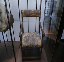 1643 Chaise Porteur du Comte de la Fontaine Rocroi Paris Musée Invalides