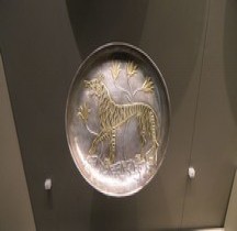 8.5 Moyen Age Iran Sassanides Plat auTigre 700 Paris BnF