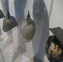 1915 Pickelhaube Erzatz Filzhelme Bavière Invalides