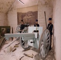 Canon Campagne 75 mm M 1897 Reims fort de la Pompelle