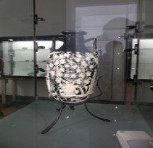 7.Rome Verrerie Vase Verre Camée aussi appelé Vaso Blu Pompéï Naples MAN