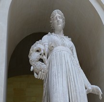 Statuaire Rome Melpomène  Paris Louvre