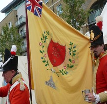 1815 44th (East Essex) Regiment of Foot  Regimental colours Replica Londrest Guard Waterloo Londres