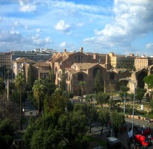 Rome 0 Thermes Rione Castro Pretorio les Thermes de Dioclétien