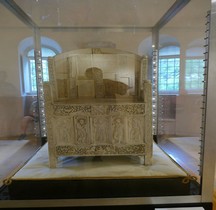 Vie Quotidienne Mobilier Cathedra Chaire Ivoire Vescovile di Massimiano Ravenne Museo archivesco
