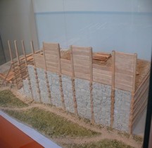 Fortifications Oppidum Murus Gallicus Maquette Trèves