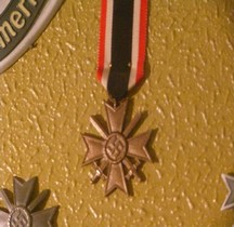 2eGM 1939 Goldenes1 Ritterkreuz des Kriegsverdienstkreuzes Croix du Mérite de Guerre Ouistreham