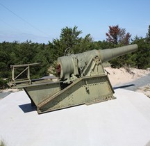 Canon sur Rail 8-inch Mk. VI Railway Gun 1941 Fort Miles