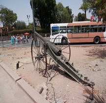 Canon Système de Bange Canon de 90 M 1877  Roue Arbel Marrakech