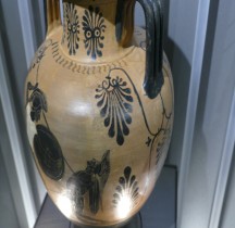 Etrurie Céramique Amphorisque Décor Hoplite  Mougins