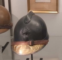 1915 Casque M 1915 dit Adrian Plaque Combattant 1914 1918