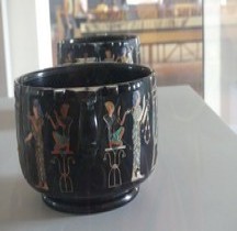 Rome Obsidienne Skyphos Stabies Naples MANN