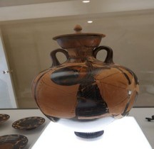 Grèce Attique Amphore Panathenaïque Athena Ferrare