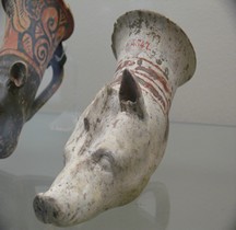 Etrurie Céramique Rhyton Porc Bruxelles