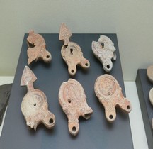 Vie Quotidienne Eclairage Lucerna Lampes Huile Rimini Museo Archeologico