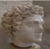 Rome Tete type Apollon Helios Avignon Musée Lapidaire