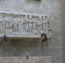 Rome Paleo-Chrétien Sarccophage Chutes Cailles Novezan Avignon Musée lapidaire