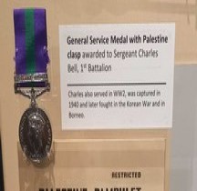 1918 General Service Medal Palestine Stirling