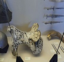 Cavalerie Selle Renaissance 1425 Travail Allemand Ivoire  Florence Bargello