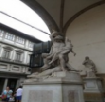 5 Statuaire XIXe  Ratto di Polissena Florence Loggia dei Lanzi