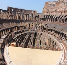 Rome rione Celio  Amphithéatre Flavien Intérieur