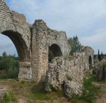 Bouches du Rhone Fontvieille Aqueduc de Barbegal