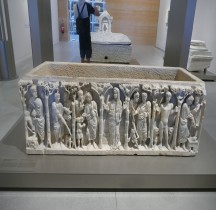 Rome Paleo-Chrétien Sarcophage Orante Narbonne  Via Narbo