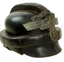 1931 Nationalsozialistisches Kraftfahrkorps Schwarzer Ledersturmhelm