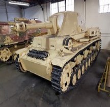 Waffentrager 10.5 cm leFH 186 auf Waffenträger IVb Heuschrecke 10 USA Fort Sill