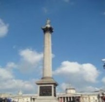 Londres Trafalgar Square Colonne Nelson