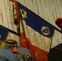 1875  Drapeau 4e Régiment de Zouaves Salon Emperi