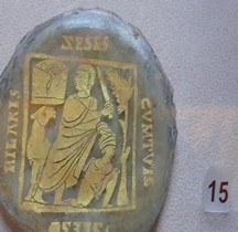 7.Rome Verrerie Verre Inclusion Fond Catacombes Rome  SCV Rome