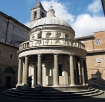 Rome Rione Transtevere  Chiesa di San Pietro in Montorio Tempietto de San Pietro in Montorio,
