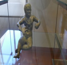 Etrurie Statuette Putto Graziani Enfant avec Bulla Bronze Rome MNE