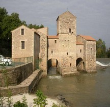 Hérault St Thibery Moulin Medieval XIIe siècle