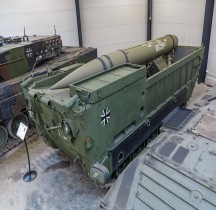 Missile Sol Sol Raketenwerfer Lance M 667 Fahrgestell mit M782 Startgert Munster
