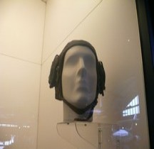 1941 Aviation Casque Type E Aertex flying helmet with type 25 Microphone size 4