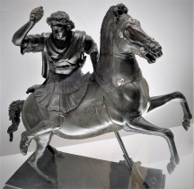 Statuaire Rome Statuette Equestre Alexandre et Bucephale Herculanum Naples MAN