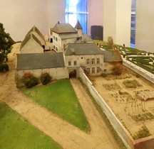 Waterloo Ferme d Hougomont Maquette