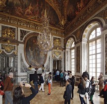 Yvelines Versailles Chateau Galerie des Glaces Salon de la Paix