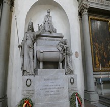 Florence Basilica di Santa Croce Interieur Cénotaphe Dante