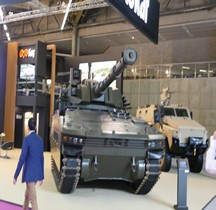 Turquie Belgique Otokar Tulpar Ligth tank Tourelle Cockerill 105mm Eurosatory 2018