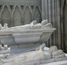 St Denis Basilique tombeau des Orleans Louis Orleans. Valentine Visconti