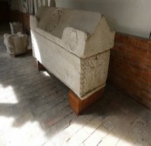 Rome Paleo-Chrétien Italie Ravenne Sarcophage Réutilise Rennaissance Ravenne Museo Nazionale
