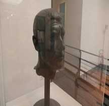 Etrurie Statuaire Tête Masculine Naples MANN