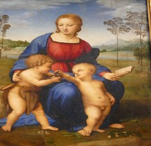 2 Peinture Renaissance 1505 Michel Angelo Sacra famiglia Florence Uffizzi
