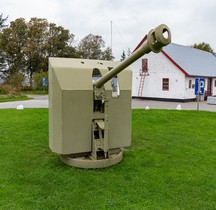 Canon Anti Char Pak 40 7,5 cm Pak 40M in Lafette  M 39/43 Bangsbo Fort Bunkermuseum  Frederikshavn Danemark