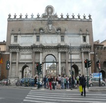 Rome Mura del URBS Rome Mura Aureliane Rione Campo Marzio Porta del Popolo